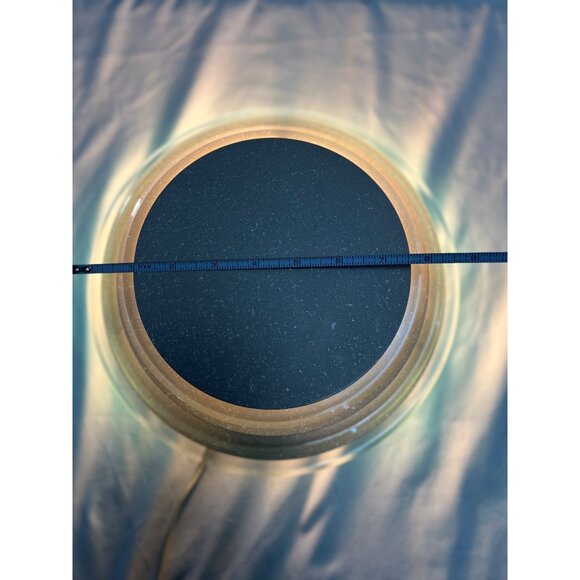 MCM Modern Round Tiered Acrylic Wall Light Fixture Wired Mount Design - Picture 6 of 7